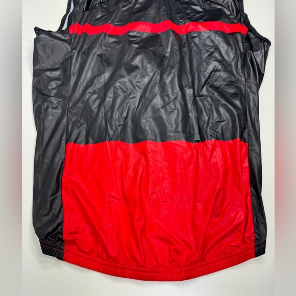 Squadra Wind Cycling Vest Sram Time Sport Pedal Team Black USA MADE 1740 Zip L - Picture 8 of 16